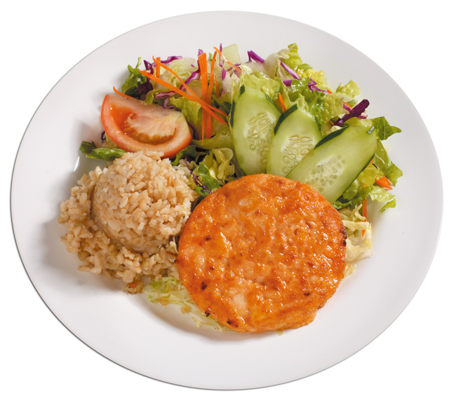 Hawaiian plate lunch dish